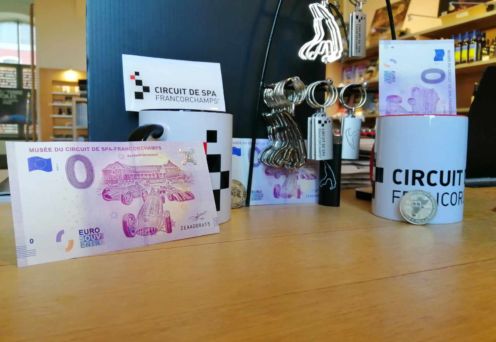 For collectors: souvenir banknotes and coins from Circuit de Spa-Francorchamps! 🏁