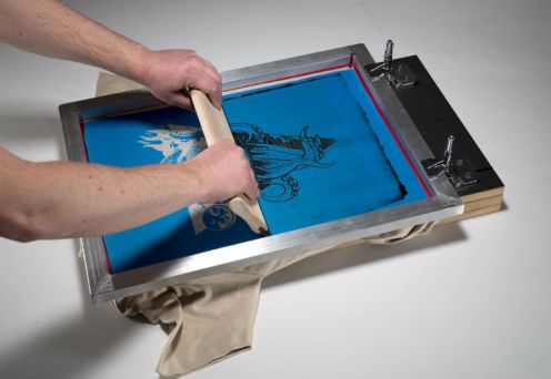 Visites animées familiales avec labo créatif sérigraphie