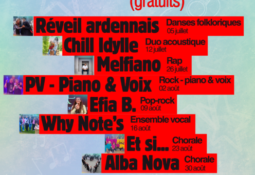 Apéritifs-concerts gratuits